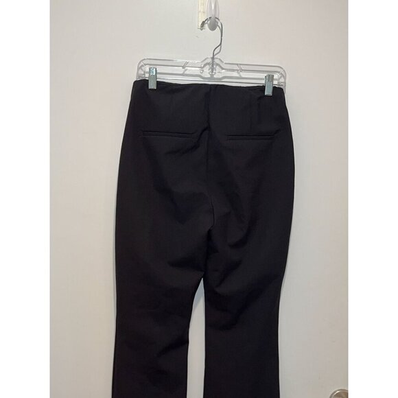 House Of Harlow 1960 Black Pull On Dark Wash Flared Pants Women's Size 6 - Picture 5 of 11